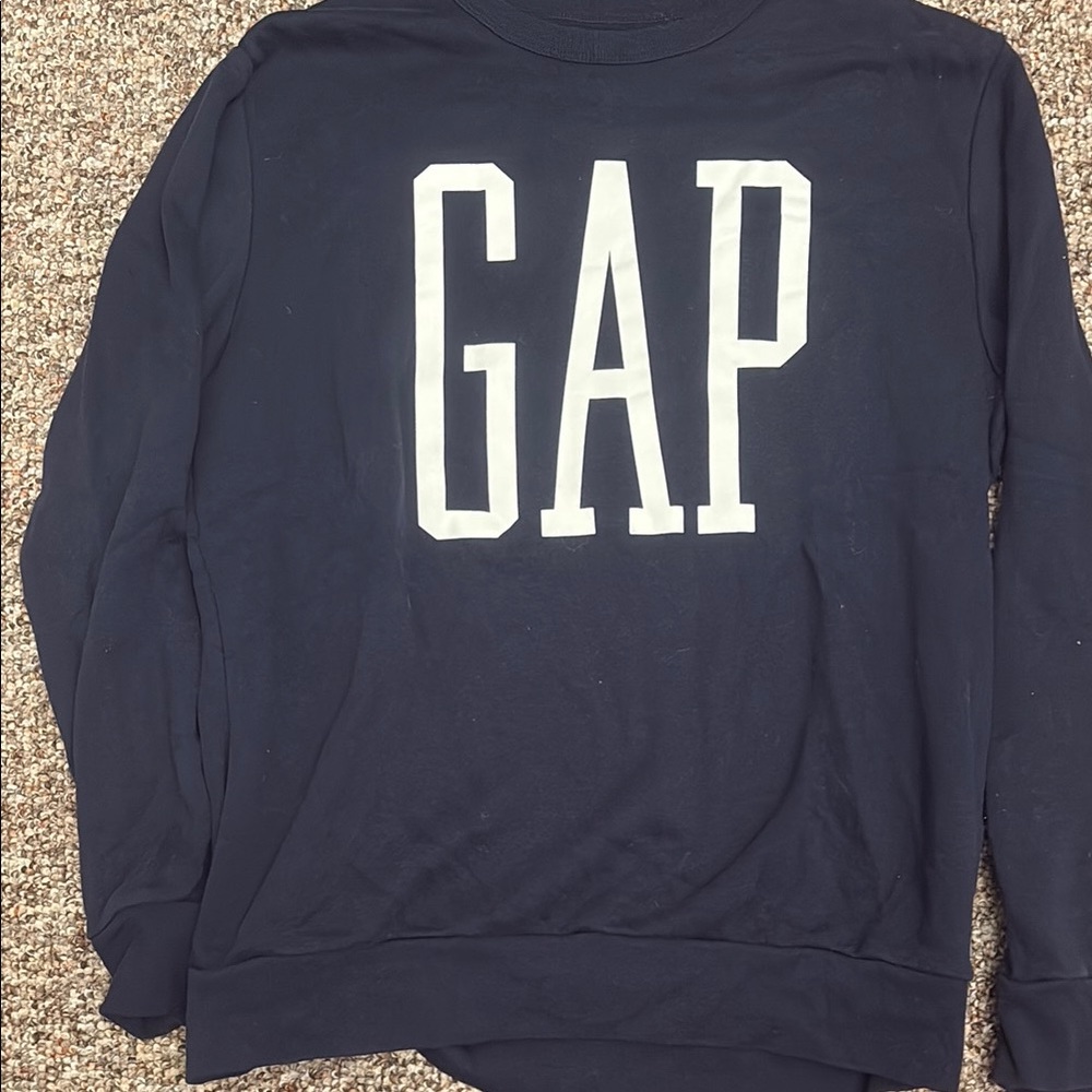 GAP Black Crewneck Sweater Classic Style navy L